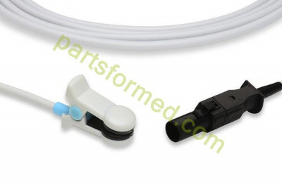 Reusable adult ear clip SpO2 Sensor for Datex-Ohmeda patient monitors