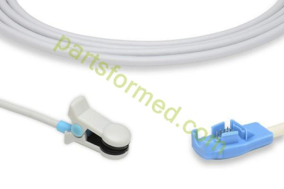 Reusable adult ear clip SpO2 Sensor for Datex-Ohmeda patient monitors