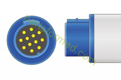 Многоразовый педиатрический датчик SpO2, "мягкий силиконовый наконечник" для мониторов пациента Bruker