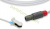 Reusable adult ear clip SpO2 Sensor for Creative Digital patient monitors