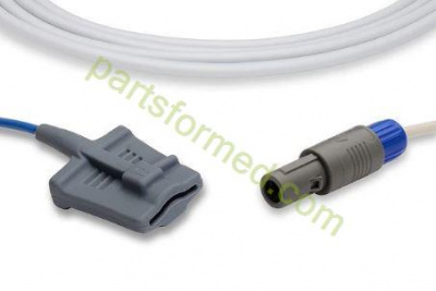 Reusable adult silicone soft tip SpO2 Sensor for Guoteng patient monitors