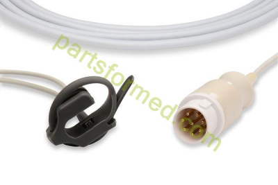 Sensore SpO2 riutilizzabile per bambini con punta morbida in silicone per monitor paziente MEK (Mek tech).