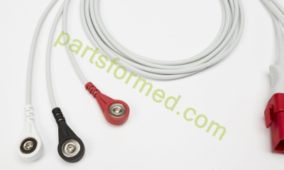 8009-0762-01 ZOLL OneStep™ ECG Leads - AHA لجهاز مزيل الرجفان ZOLL R-Series