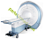 REUSE-13-2MQ ZOLL Manguito de coxa, 40-55cm, tubo duplo com conector Twist-Lock para desfibrilador ZOLL X-Series