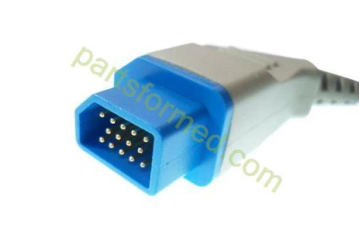 Sensore SpO2 riutilizzabile con clip per dito per adulti per monitor paziente Nihon Kohden