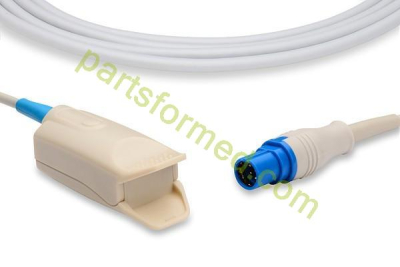 เซ็นเซอร์ SpO2 แบบคลิปนิ้วสำหรับผู้ใหญ่แบบใช้ซ้ำได้สำหรับจอภาพผู้ป่วย Siemens Drager (Oximax Tech)