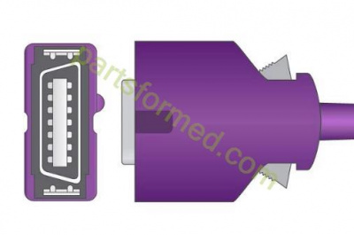 Многоразовый датчик SpO2 для взрослых, "мягкий силиконовый наконечник" для мониторов пациента GE (Oximax Tech)