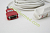 8000-0334 ZOLL Red DCI-DC12, cabo/sensor de paciente reutilizável adulto para desfibrilador ZOLL X-Series