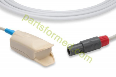 Reusable adult finger clip SpO2 Sensor for Infinium (Digital Tech) patient monitors 
