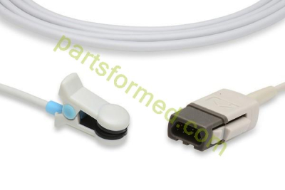 Wiederverwendbarer SpO2-Sensor mit Ohrclip für Erwachsene für GE-Patientenmonitore