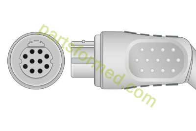Reusable adult ear clip SpO2 Sensor for Datex (Ohmeda Tech) patient monitors