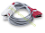 8000-0332 ZOLL Red DCI-DC3, cabo/sensor de paciente reutilizável adulto para desfibrilador ZOLL X-Series
