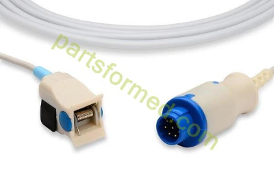 Sensore SpO2 pediatrico riutilizzabile con clip da dito per monitor paziente Bruker