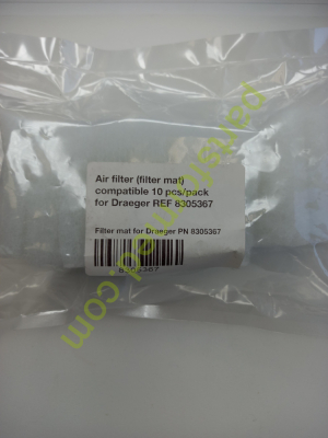 Filtre à air Draeger (Drager) 8305367 pour Babylog 8000 10 pk