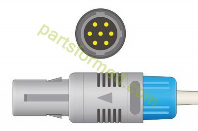 Reusable adult ear clip SpO2 Sensor for Huntleigh patient monitors