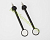 8000-0277-08 Pás de eletrodos internos moldados sobre ZOLL, 1,0" (2,6 cm) de diâmetro por par de 6,4" (16,3 cm) de comprimento, pediátrico para desfibrilador ZOLL MR-Series