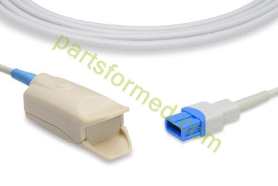 可重复使用的成人指夹式 SpO2 传感器，适用于 Spacelabs（Oximax Tech）患者监护仪