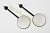 8000-0277-10 Pás de eletrodos internos moldados sobre ZOLL, 3,0" (7,6 cm) de diâmetro por 8,4" (21,3 cm) Par longo, adulto para desfibrilador ZOLL MR-Series