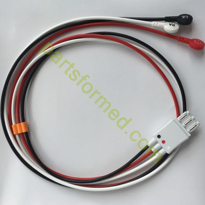 फिलिप्स M1673A 1M 3 लीड स्नैप पुन: प्रयोज्य ईसीजी लीडवायर ओरिजिनल