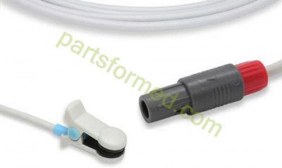 Reusable adult ear clip SpO2 Sensor for Heal Force patient monitors