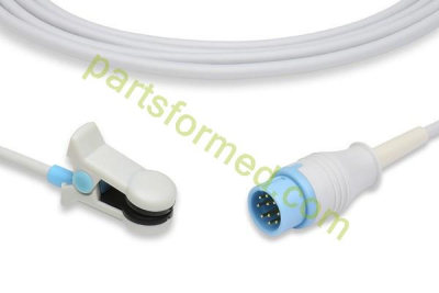 Sensore SpO2 riutilizzabile per clip auricolare per adulti per monitor paziente Infinium