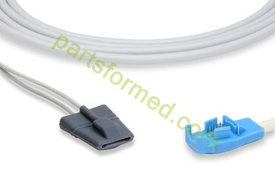 可重复使用的儿科硅胶软头 SpO2 传感器，适用于 Datex-Ohmeda 患者监护仪