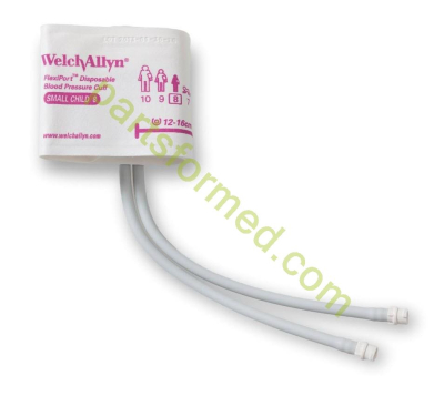 SOFT-08-2MQ Polsino per bambini piccolo ZOLL, 12-16 cm, doppio tubo con connettore Twist-Lock per defibrillatore ZOLL X-Series