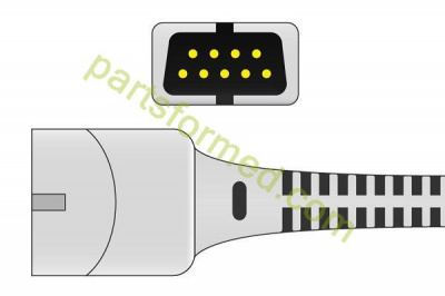 Reusable adult finger clip SpO2 Sensor for Huntleigh patient monitors 
