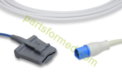 Sensor SpO2 con punta blanda de silicona reutilizable para adultos para monitores de pacientes Philips (Masimo Tech)