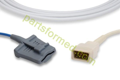 Reusable adult silicone soft tip SpO2 Sensor for Choice patient monitors