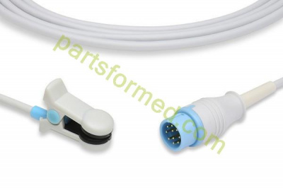 Reusable adult ear clip SpO2 Sensor for Infinium patient monitors