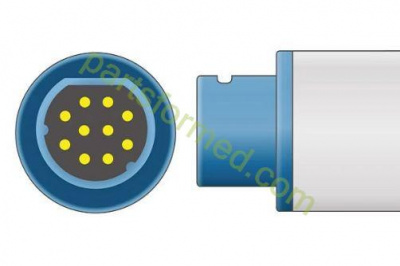 Многоразовый неонатальный датчик SpO2, "силиконовая застежка" для мониторов пациента Siemens
