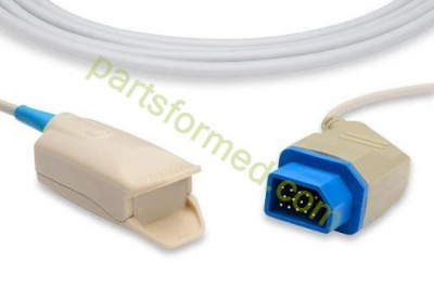 Reusable adult finger clip SpO2 Sensor for Nihon Kohden (Masimo Tech) patient monitors