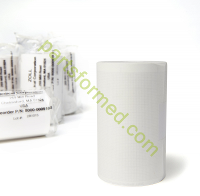 8000-000910-01 ZOLL Paper, thermal, 80mm roll with grid for defibrillator ZOLL X-Series