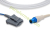 Capteur SpO2 à pointe souple en silicone adulte réutilisable pour moniteurs patients Siemens Drager (Masimo Tech)