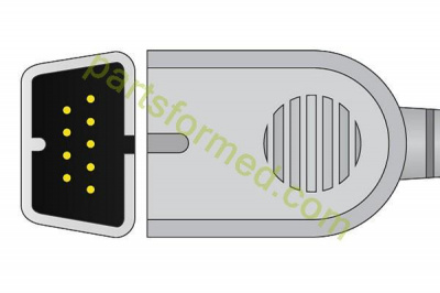 Многоразовый датчик SpO2 для взрослых, "клипса на палец" для мониторов пациента Nihon Kohden