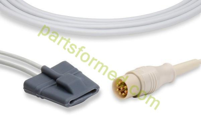 可重复使用的儿科硅胶软头 SpO2 传感器，适用于 Datascope 患者监护仪