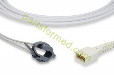 Reusable infant silicone soft tip SpO2 Sensor for Huntleigh patient monitors