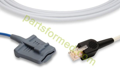 Sensor SpO2 con punta blanda de silicona reutilizable para adultos para monitores de pacientes Palco