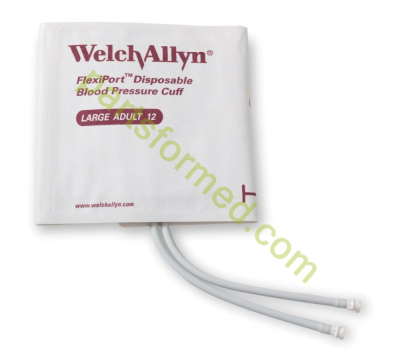 SOFT-12-2MQ ZOLL ข้อมือผู้ใหญ่ขนาดใหญ่ 32-43 ซม. ท่อคู่พร้อมขั้วต่อ Twist-Lock สำหรับเครื่องกระตุ้นหัวใจ ZOLL X-Series