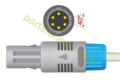 Reusable adult ear clip SpO2 Sensor for Biocare patient monitors