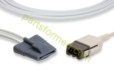 Sensore SpO2 pediatrico riutilizzabile con punta morbida in silicone per monitor paziente GE 
