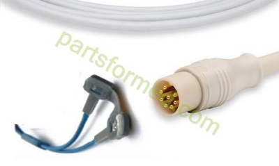 可重复使用的新生儿硅胶包裹 SpO2 传感器，适用于 Datascope 患者监护仪