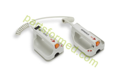 8000-1010-01 Ensemble de palettes externes ZOLL Apex/Sternum avec commandes et électrodes pédiatriques intégrées pour défibrillateur ZOLL série MR