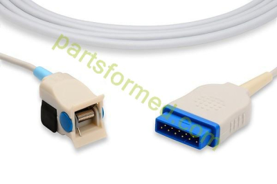 Sensore SpO2 pediatrico riutilizzabile con clip da dito per monitor paziente GE (Ohmeda Tech).
