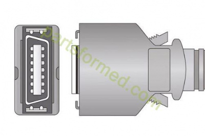 Многоразовый неонатальный датчик SpO2, "силиконовая застежка" для мониторов пациента GE (Masimo Tech)