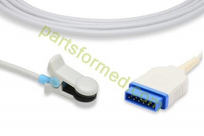 Reusable adult ear clip SpO2 Sensor for Masimo patient monitors