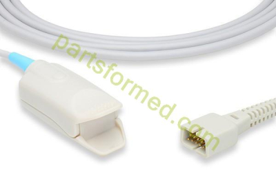 Многоразовый датчик SpO2 для взрослых, "клипса на палец" для мониторов пациента Novametrix