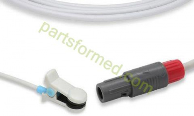 Reusable adult ear clip SpO2 Sensor for Mindray (Masimo Tech) patient monitors