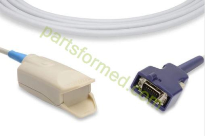 Reusable adult finger clip SpO2 Sensor for Mindray (Oximax Tech) patient monitors